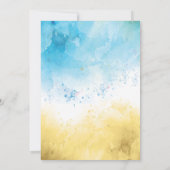 Beach Cocktail Fruits Summer Sweet 16 Party Einladung (Rückseite)