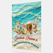 Beach Cocktails Tropische Früchte Junggeselinnen-A Acrylschild (Winkel)
