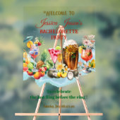 Beach Cocktails Tropische Früchte Junggeselinnen-A Acrylschild (Neutral)
