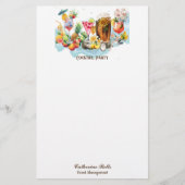 Beach Cocktails Tropische Früchte Junggeselinnen-A Briefpapier (Vorderseite)