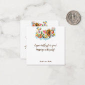 Beach Cocktails Tropisches Obst Party Vermisst Mitteilungskarte (Vorderseite/Rückseite Beispiel)