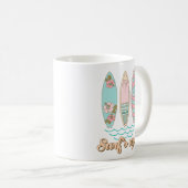 Beach Coffee Tasse | Surf's Up Coffee Tasse | (VorderseiteRechts)