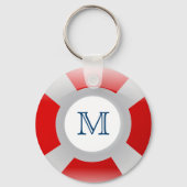 Beach Collection: Lifesaver Monogram Schlüsselanhänger (Vorderseite)