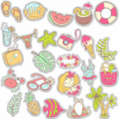 Beach Collection Pack Aufkleber (Vorderseite)