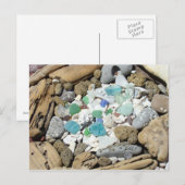 Beach Combers Postkarten Sea Glass Driftwood (Vorne/Hinten)