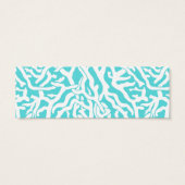 Beach Coral Reef Muster Nautical White Blue (Rückseite)