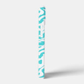 Beach Coral Reef Muster Nautical White Blue Case-Mate iPhone Hülle (Rückseite / Rechts)