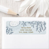 Beach Coral Reef Sea Muschel Starfish Anschrift La (Insitu)