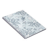 Beach Coral Reef Sea Muschel & Starfish Notebook Notizblock (Rechte Seite)