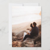 Beach Couple Save the Date (Rückseite)