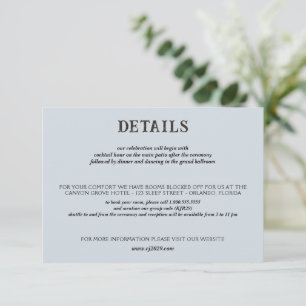 Beach Couple Wedding Begleitkarte