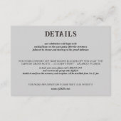 Beach Couple Wedding Begleitkarte (Vorderseite)