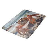 Beach Crab Bath Mat Badematte (Schrägansicht)
