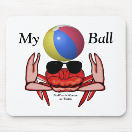 Beach Crab, My Ball, MeWarriorFrau auf Twitch Mousepad