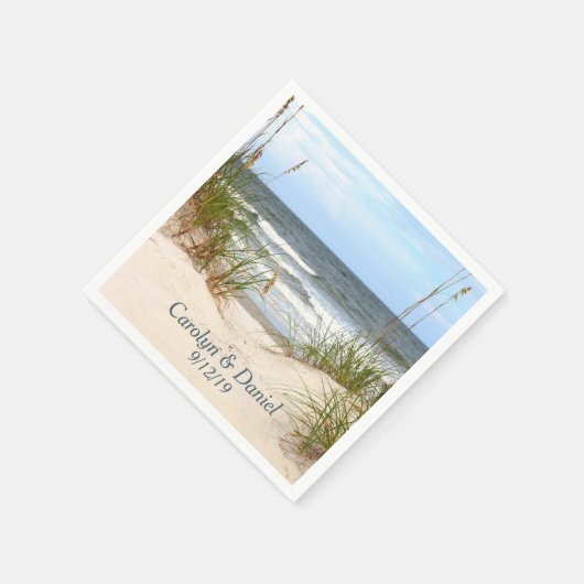 Beach Custom Napkins Serviette (Ecke)