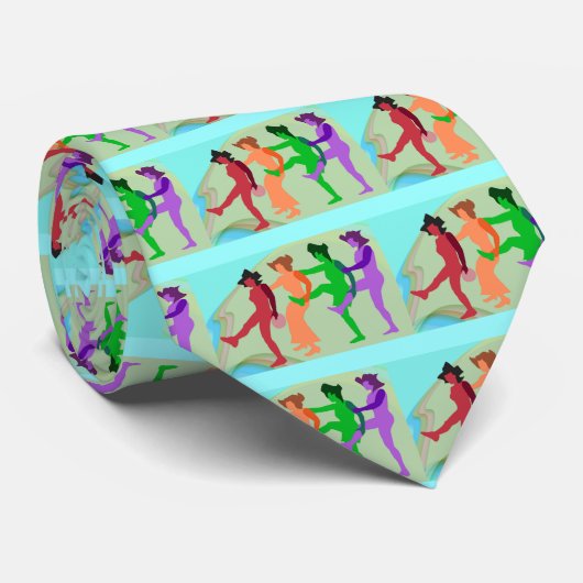 Beach Dance Krawatte (Gerollt)