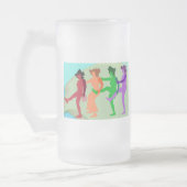 Beach Dance Mattglas Bierglas (Links)