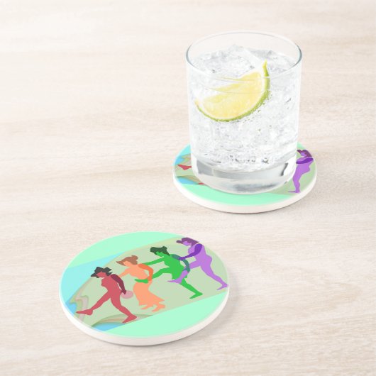 Beach Dance Untersetzer (Seite)