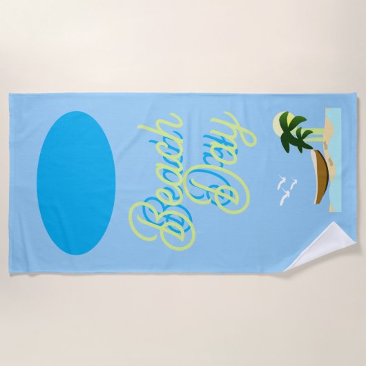 Beach day beach towel strandtuch (Vorderseite)