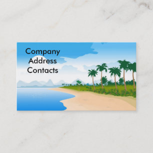 beach_day, CompanyAddressContacts Visitenkarte
