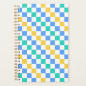 Beach day diagonal checkerboard pattern planer (Vorderseite)