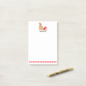 BEACH DAY GOLDEN RETRIEVER LOVER POST-IT KLEBEZETTEL (Auf Schreibtisch)