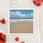 Beach Day Paper Napkin Serviette (Beispiel)