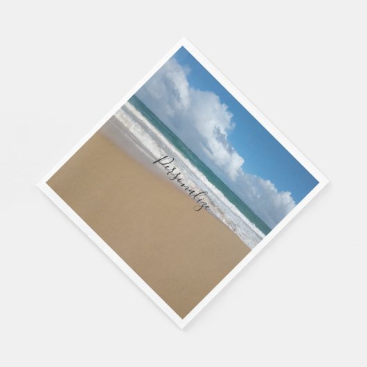 Beach Day Paper Napkin Serviette (Ecke)