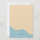 Beach Day Party Einladung (Rückseite)