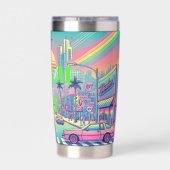 Beach Day Stemless Wine Tumbler Thermobecher (Rückseite)