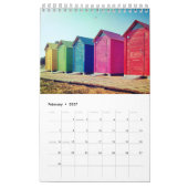 Beach Day, Sun Surf Sand Calendar Kalender (Feb 2027)