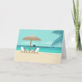 Beach Day U-Boot-Karte Karte (Vorderseite)