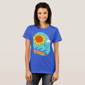 "Beach Day" Women's T-Shirt (Vorne ganz)