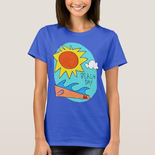 "Beach Day" Women's T-Shirt (Vorderseite)