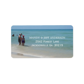 Beach Days Address Labels Adressaufkleber