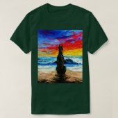 Beach Days Doberman T-Shirt (Design vorne)