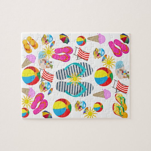 Beach Decorative Jigsaw Puzzle (Horizontal)