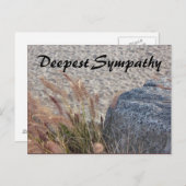 Beach Deepest Beileid Postkarte (Vorne/Hinten)