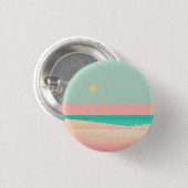 Beach Design Button (Vorne & Hinten)