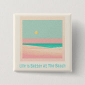 Beach Design Button (Vorderseite)