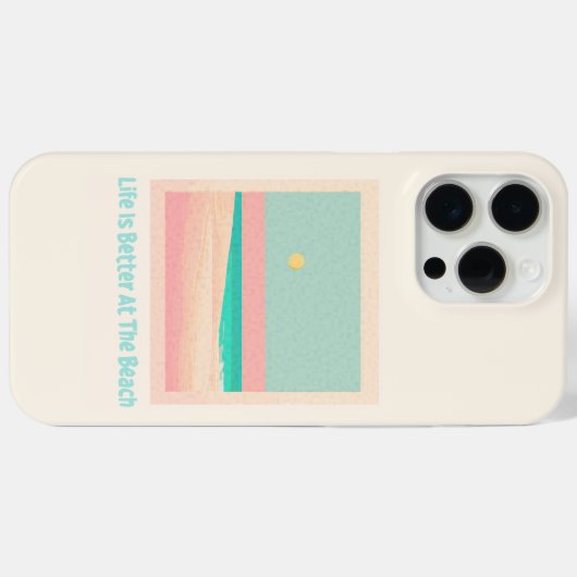 Beach Design Case-Mate iPhone Hülle (Rückseite (Horizontal))