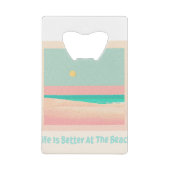 Beach Design Geldbeutel Flaschenöffner (Vorderseite)