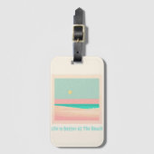 Beach Design Gepäckanhänger (Vorderseite Vertikal)