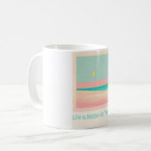 Beach Design Kaffeetasse (Vorderseite Links)