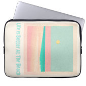 Beach Design Laptopschutzhülle (Vorderseite)