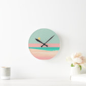 Beach Design Runde Wanduhr (Zuhause)