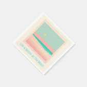 Beach Design Serviette (Ecke)
