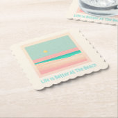 Beach Design Untersetzer (angewinkelt)