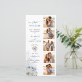 Beach Destination Hampton Photo Booth Wedding Save The Date (Stehend Vorderseite)