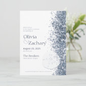 Beach Destination Sand Dollar Abend Einladung (Stehend Vorderseite)